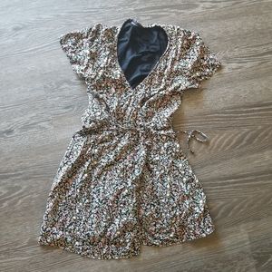 Abercrombie & Fitch floral wrap dress